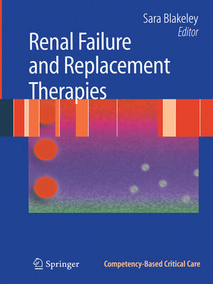 cover image of Renal Failure and Replacement Therapies
